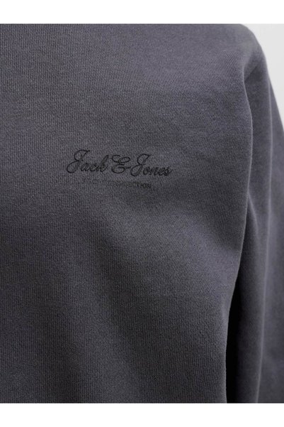 Jack & Jones Jjearchıve Graphıc Sweat Crew Neck Noos Antrasit Erkek Sweatshirt 12287995