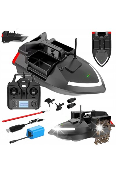 NO BRAND Flytec V020 Barcă de nadă cu telecomandă și GPS, 3 compartimente, 500m