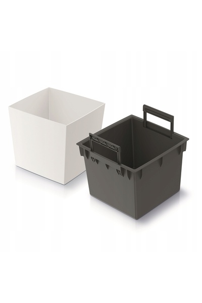 Prosperplast Jardinieră Urbi Square Low DURS240L-S449 cu inserție