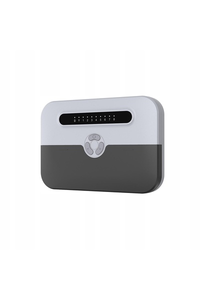 GOMEDIA Sistem de irigare automată pentru grădină cu 8 zone, controler cu tem...