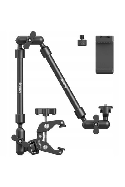 SmallRig 4766 Braț Magic 56 cm + Clemă - suport de birou pentru cameră și tel...