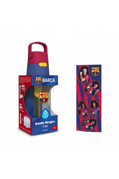 Dafi STICLĂ DE FILTRARE SOLIDĂ CU INSERȚIE FILTRANTĂ FC BARCELONA 0,5L