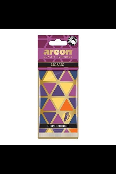 Areon Odorizant auto, card, Mozaic, Black Fougere, 19 x 7.5 x 0.5 cm