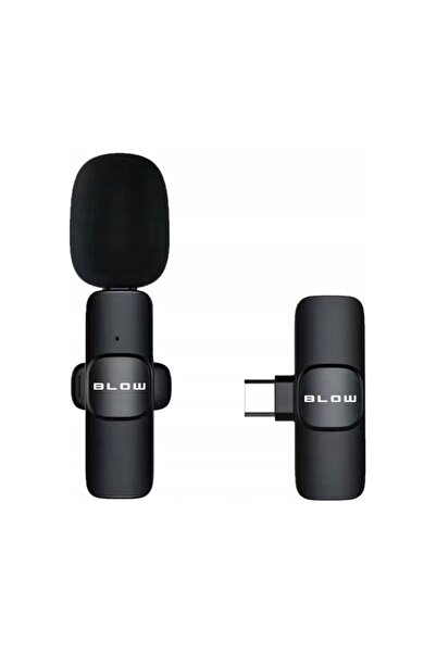 Blow Receptor microfon wireless, microfon lavalieră wireless, USB-C pentru iP...