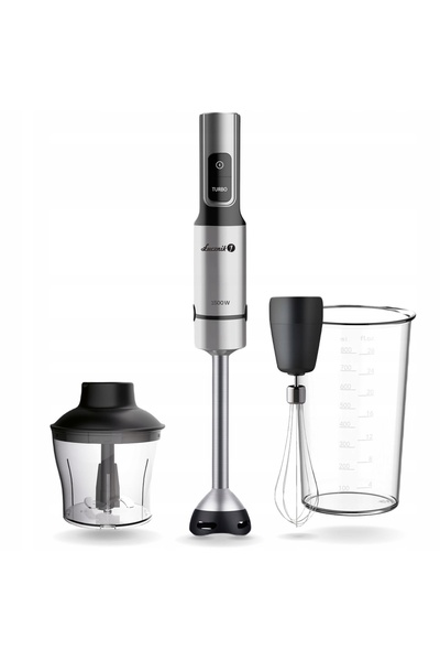 NO BRAND SET BLENDER DE MÂNĂ LUZNIK JK-1500 TITANUM BLACK EXTRA REZISTENT, SE...