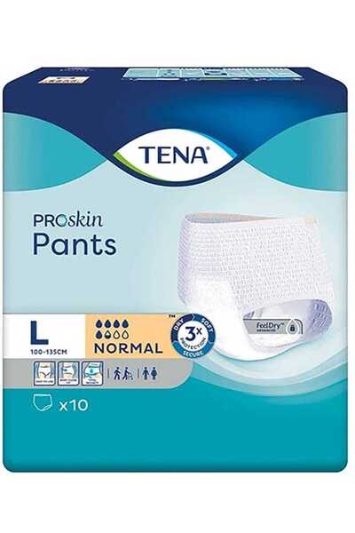 TENA Unisex Diaper Large 10 Pieces