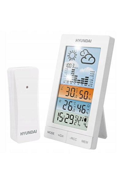 Hyundai Stație meteo Senzor wireless Ceas DCF 77 2050