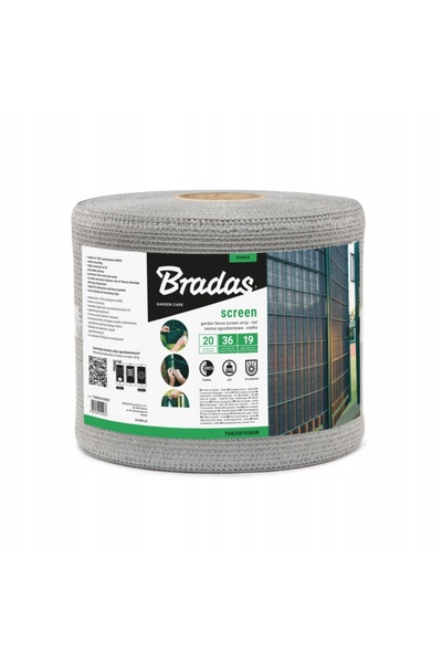 Bradas PLASĂ DE UMBRĂ PENTRU GARD 19x36m, 200 g/m2, + CLEME 20 BUC.