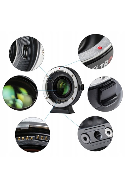 VILTROX Adaptor bagnetă EF-EOS M2 EF Speed Booster