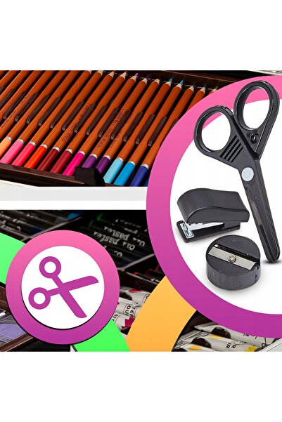 Retoo SET DE ARTĂ PROFESIONAL 145 piese, MATERIALE DE ARTĂ PENTRU ARTIȘTI, CR...