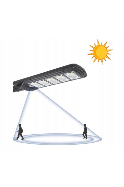 VOLT POLSKA Lampă solară, lampă stradală LED 120W, senzor de mișcare, telecom...
