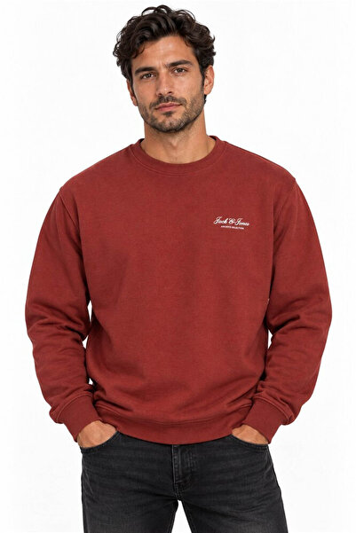 Jack & Jones Jjearchıve Graphic Sweat Crew Neck Noos Tile Men's Sweatshirt 12...