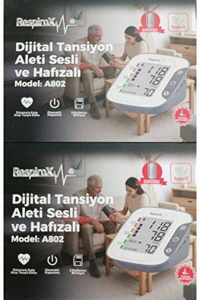 Respirox Tansiyon Aleti A802 - Adaptörlü ve pilli kullanım