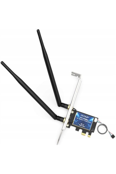 EDUP Placă de rețea PCIe WiFi+Bluetooth 4.1 1200Mbps pentru PC