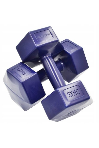 Enero Gantere Gantere Greutăți compozite 2x6kg Set de gantere fitness 12kg