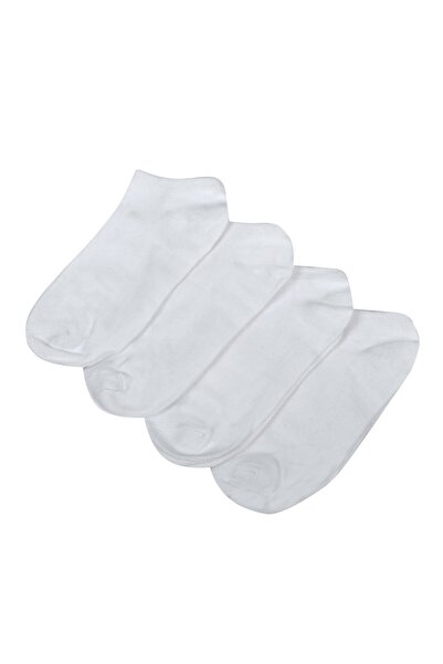 OEM Sosete Scurte Albe pentru Femei - 4 perechi - Dama, Imbracaminte Accesorii