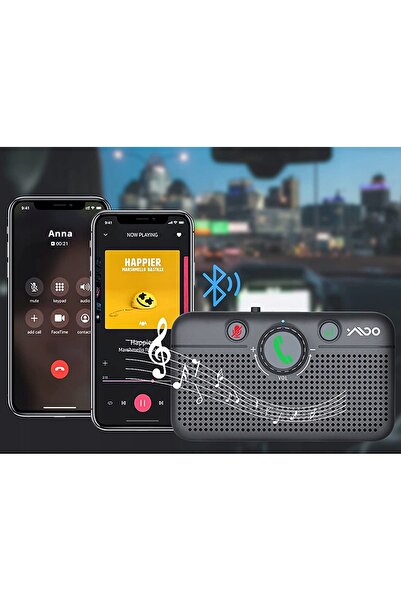 NO BRAND Set hands-free pentru mașină BT5.0 CVC 40h YMOO MK02 cu senzor de mi...