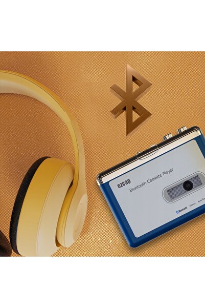 NO BRAND Walkman Bluetooth, casetofon EZCAP cu funcție Auto Reverse, casetofon