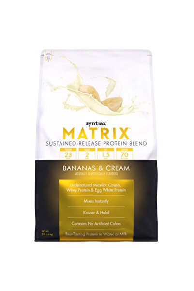 Syntrax Nutrition MATRIX Μείγμα Πρωτεϊνών Σταδιακής Αποδέσμευσης (907γρ) Κρέμ...
