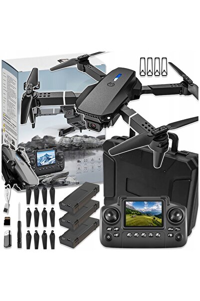 NO BRAND Controler dronă cu ecran LCD, 2 camere, jucărie, 115g, WiFi, 3 bater...