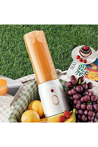 NO BRAND BLENDER PORTABIL PUTERNIC DE 450 ML CU ALIMENTARE PRIN USB PENTRU SM...