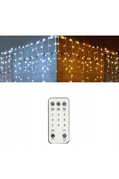 NO BRAND SOPLE 500 LUMINI LED DE EXTERIOR IP44 FIXE + PERDEA LUMINOSĂ INTERMI...