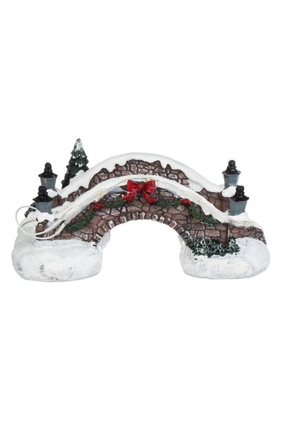 OEM Scena de Craciun Pod cu Lumina LED 15x7x6cm - Figurine Sat