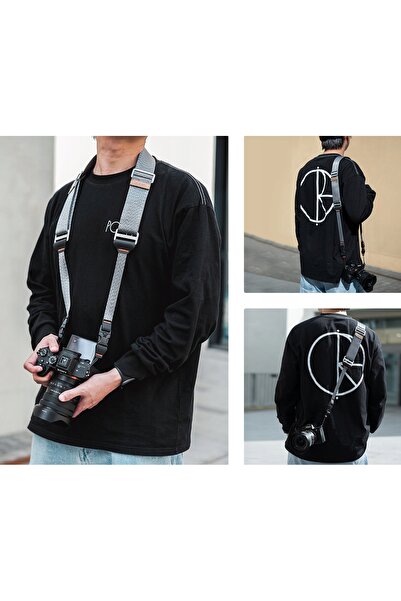 K&F CONCEPT Curea pentru aparat foto, pentru gât/umăr, Alpha Strap 45mm kf13.132