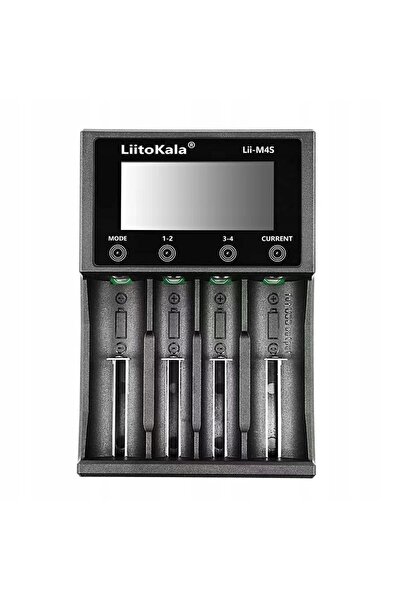 liitokala Încărcător de baterii reîncărcabile AA AAA Lii-M4S + Adaptor