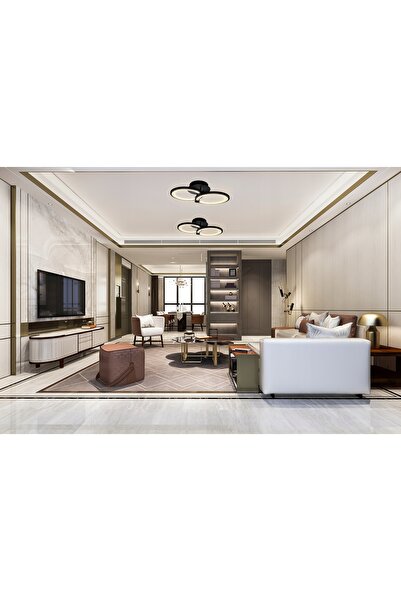 Interlook Lustră suspendată modernă, plafonieră, candelabru LED 28W