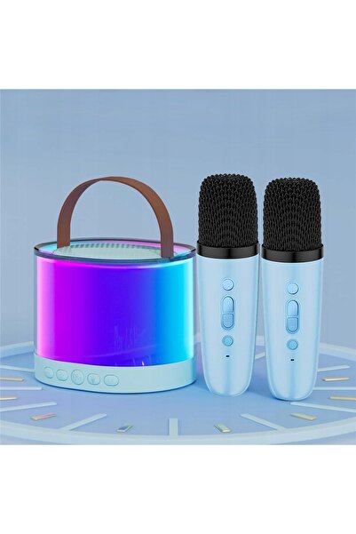NO BRAND SET DE KARAOKE PENTRU COPII – DIFUZOR FĂRĂ FIR CU DOUĂ MICROFONE