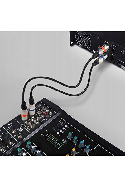 NO BRAND CABLU AUDIO XLR, 6 BUCĂȚI, 300 CM, PENTRU MICROFON DMX ȘI ECHIPAMENT...