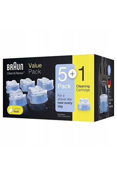 Braun CCR 5+1 CLEAN&RENE LICHID DE BĂRBAȚIT REZERVĂ PENTRU CURĂȚARE, ÎNLOCUIBIL