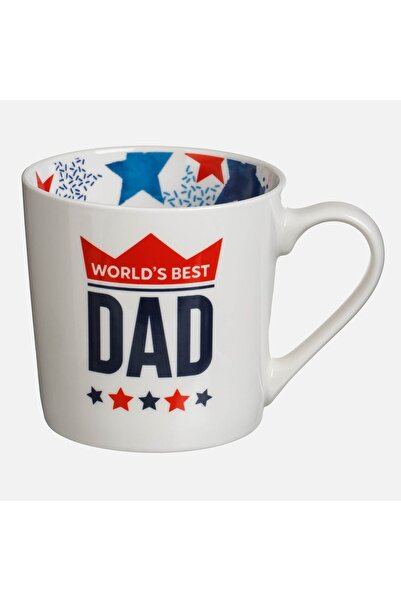 OEM Cana Ceramica Alba "Best Dad" 380ml - Cani Tematica, Bucatarie