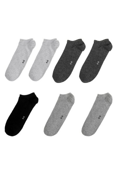 OEM Sosete Scurte Negre & Gri pentru Barbati - 7 perechi