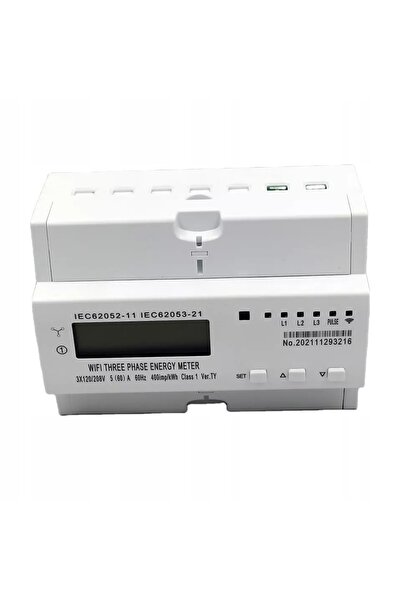 GOMEDIA Contor de curent trifazat 65A ZigBee Tuya LCD
