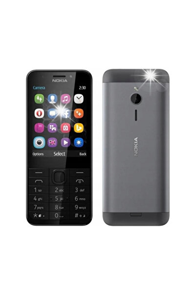 Nokia Telefon mobil 230 DualSim Radio Lanternă