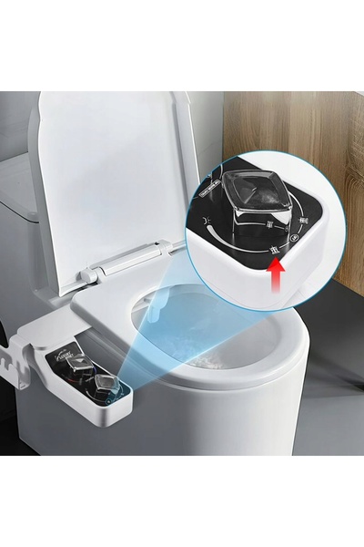 NO BRAND BIDET CU FUNCȚIE DE AUTOCURĂȚARE, 2 DUZE, REGLARE A PRESIUNII APEI