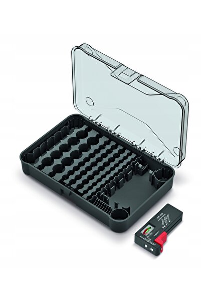 kistenberg Organizator de baterii cu tester de baterii