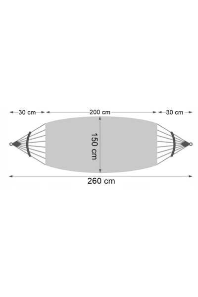 eHokery Hamac de exterior EDEN MARINE cu dungi