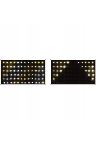 NO BRAND PERDEA LUMINOSĂ DE CRĂCIUN 300x60cm 120 LED ALB CALD + TELECOMANDĂ