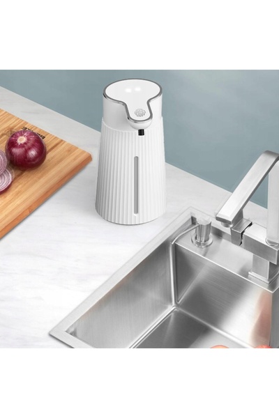 GOMEDIA Dozator automat de săpun lichid fără atingere 400ml, mare, USB-C, IR