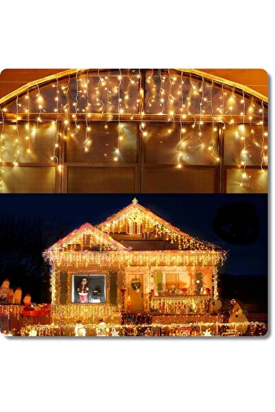NO BRAND SOPLE 500 LED LUMINI DE EXTERIOR ALB RECE + GIRADECĂ INTERMITENTĂ TI...