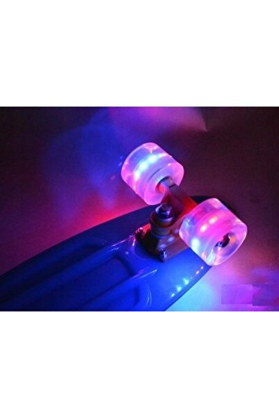 Aurora SKATEBOARD PENTRU COPII CU LUMINI LED, ROȚI ILUMINATE, 56CM, CADOU, MOV