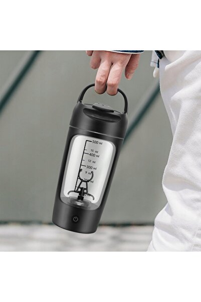 NO BRAND SHAKER ELECTRIC DE 650 ML PENTRU PROTEINE ȘI LAPTE CU USB ȘI AMESTEC...