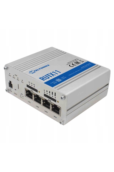 Teltonika Punct de acces 4G LTE + Router RUTX11 Dual SIM Bluetooth BLE, Wi-Fi...
