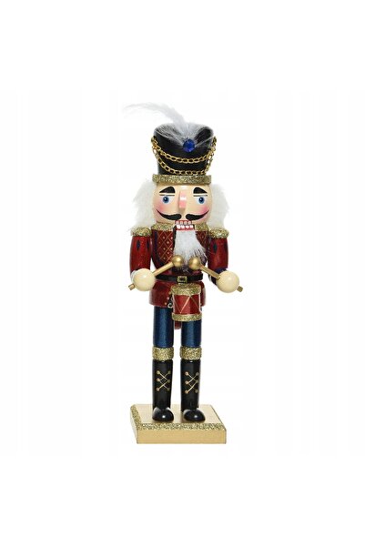 Real Garden Bunicul Nucilor din lemn – Statuetă decorativă de Crăciun XXL, 50...