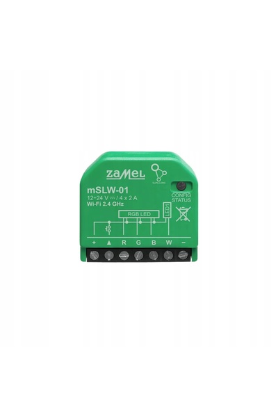 ZAMEL Controler inteligent de iluminat LED MSLW-01 Wi-Fi, 12 ... 24 V CC