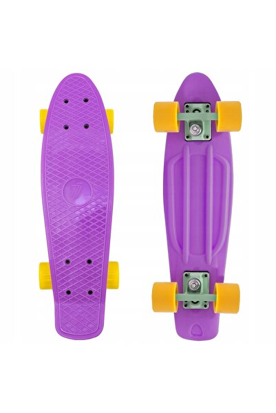 NO BRAND SKATEBOARD FISZKA CU LED-URI PENTRU COPII, CU ROȚI LUMINOASE, 56 CM,...