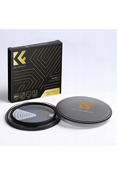 K&F CONCEPT Filtru Blue streak Anamorfic 55mm MRC NANO-X 8k Slim K&F blue streak
